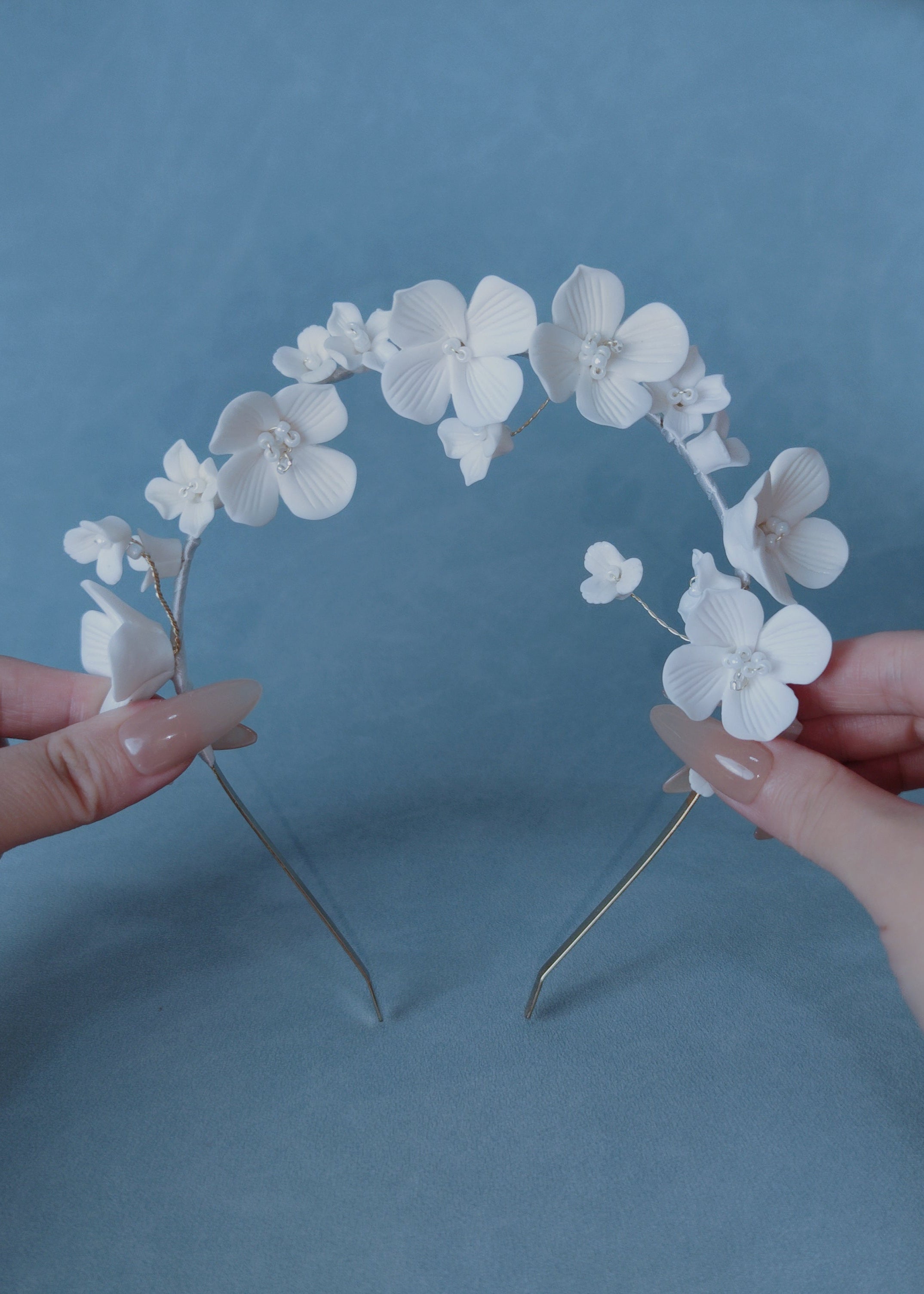 Porcelain Bloom Headband