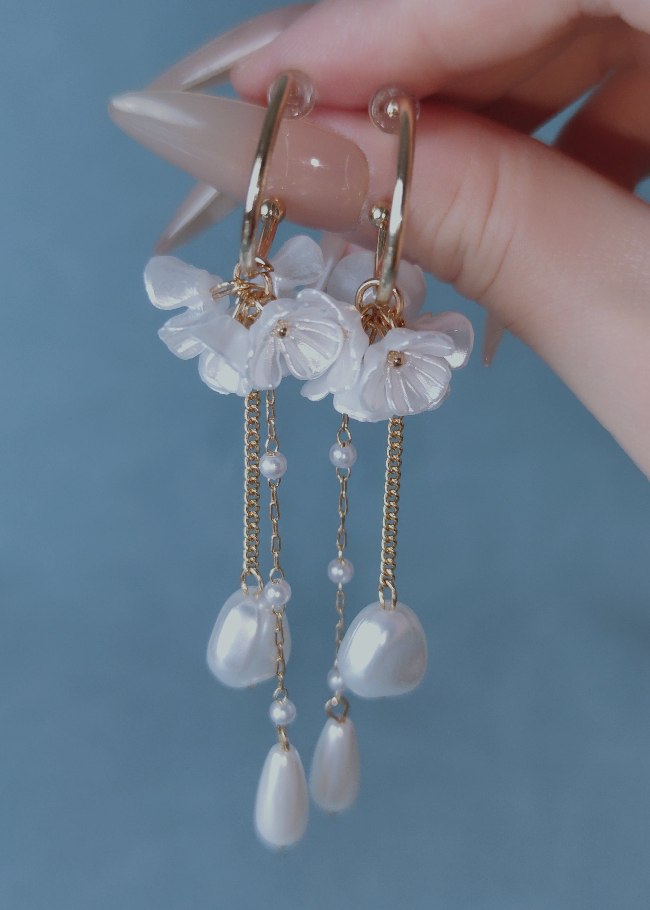 Opaline Petal Cascade