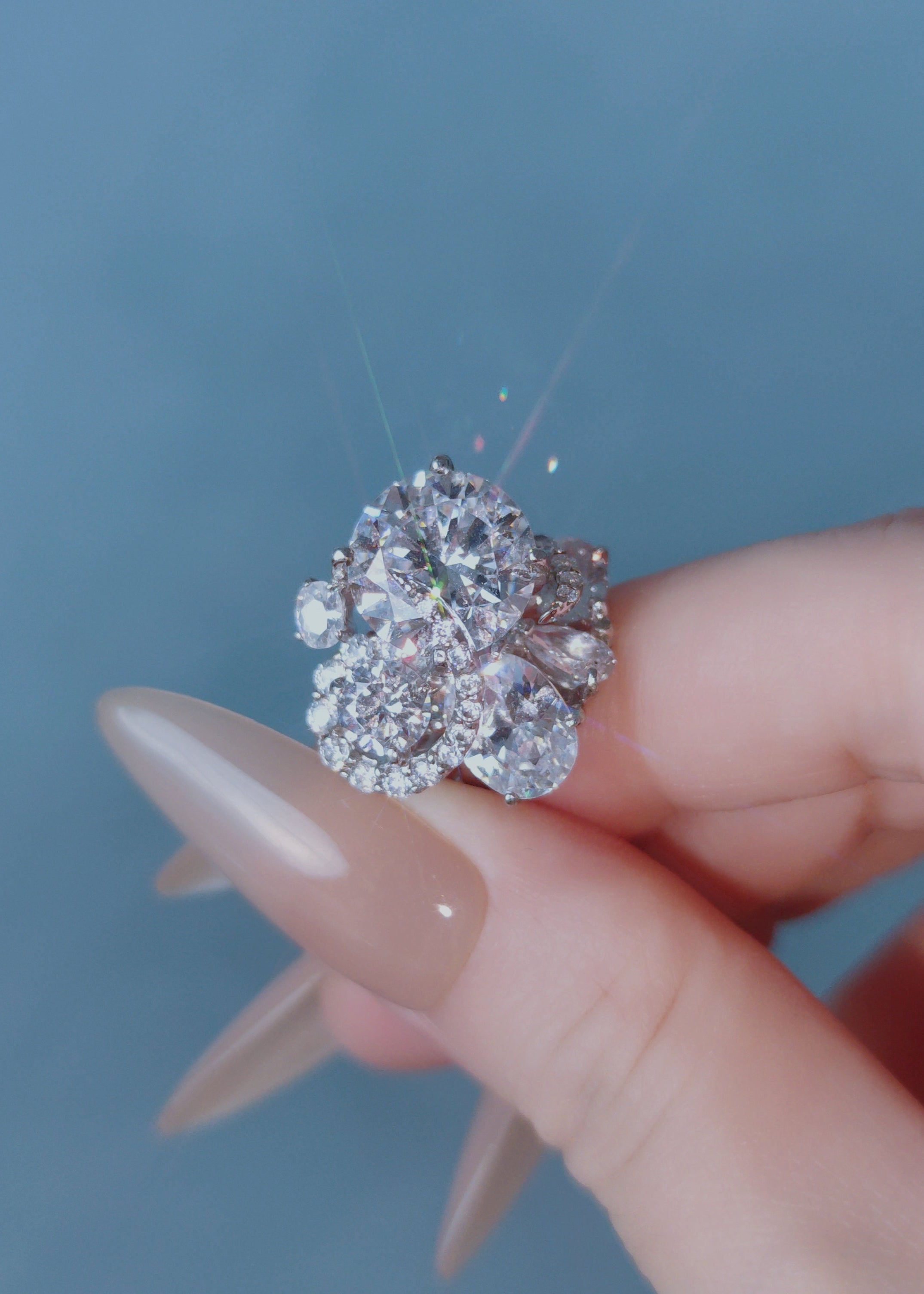 Celeste Bloom Spiral Studs