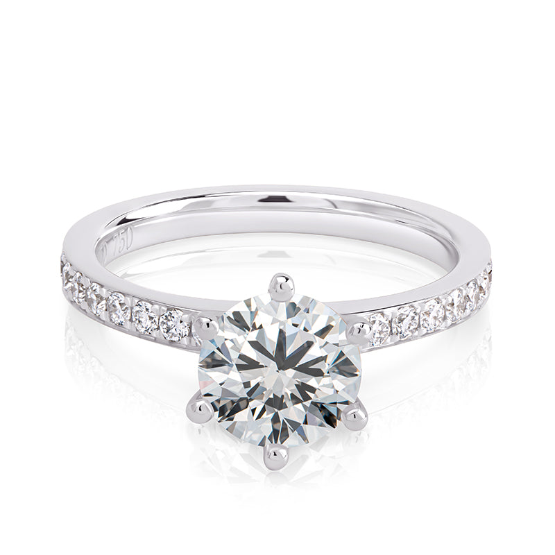 Valerie Pave Lab Grown Diamond Engagement Ring