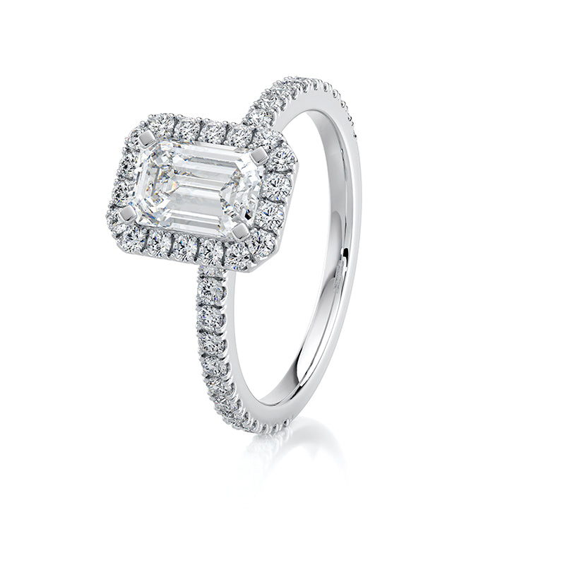 Anastasia Pavé Lab Grown Diamond Engagement Ring
