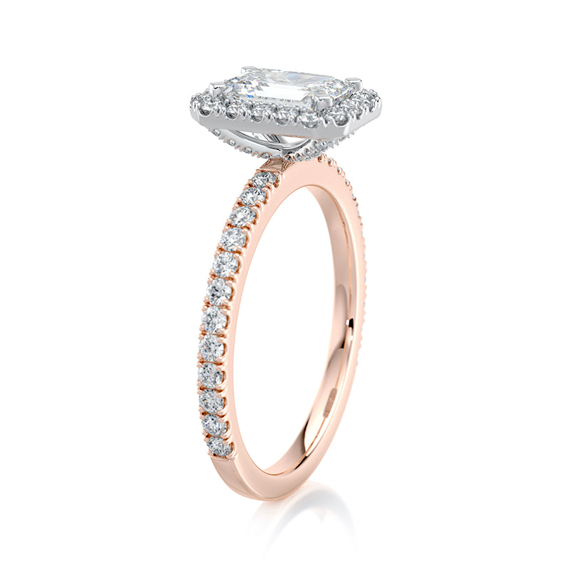 Anastasia Pavé Lab Grown Diamond Engagement Ring