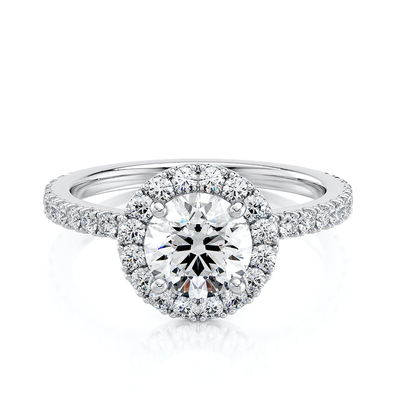 Anastasia Pavé Lab Grown Diamond Engagement Ring
