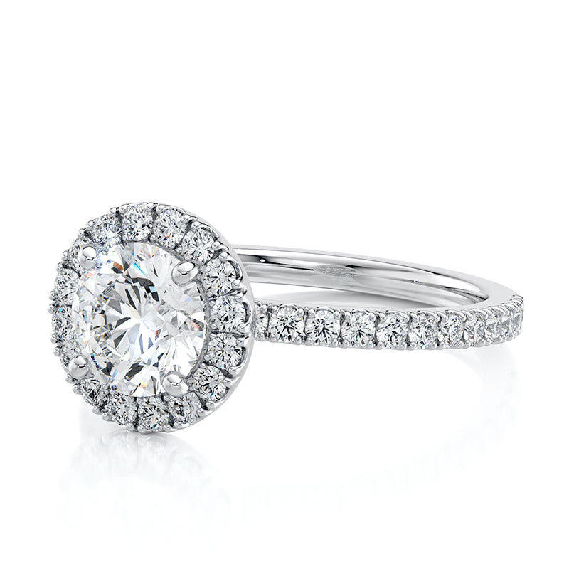 Anastasia Pavé Lab Grown Diamond Engagement Ring