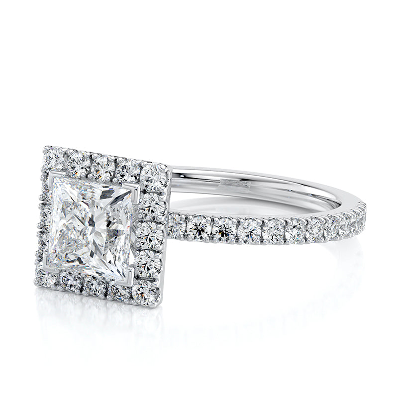 Anastasia Pavé Lab Grown Diamond Engagement Ring