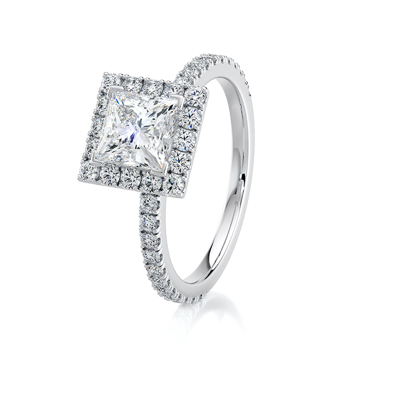 Anastasia Pavé Lab Grown Diamond Engagement Ring