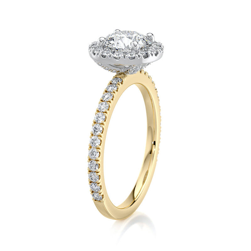 Anastasia Pavé Lab Grown Diamond Engagement Ring