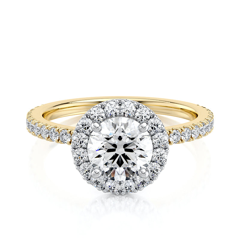 Anastasia Pavé Lab Grown Diamond Engagement Ring