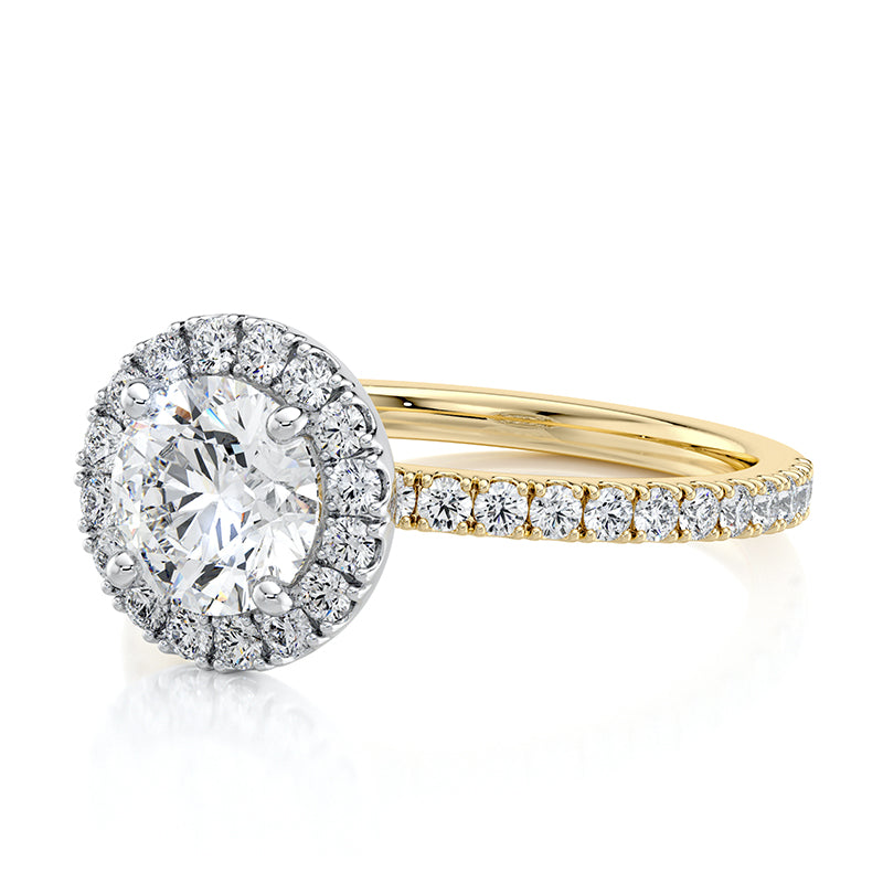 Anastasia Pavé Lab Grown Diamond Engagement Ring