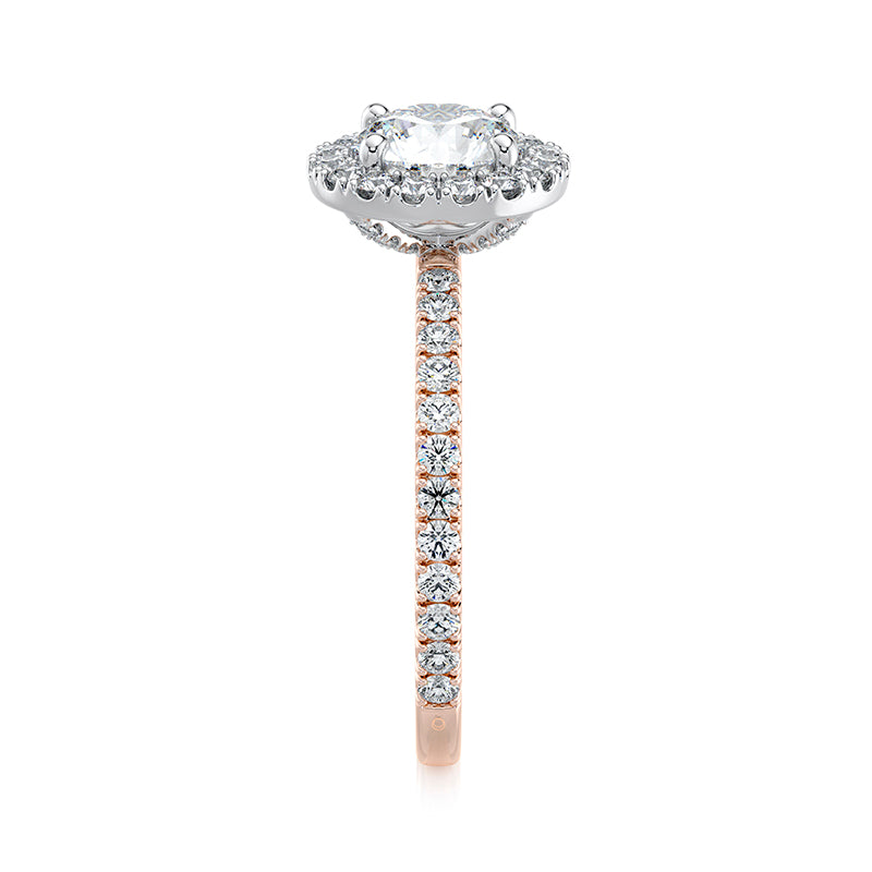 Anastasia Pavé Lab Grown Diamond Engagement Ring