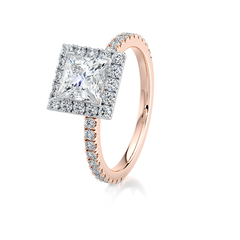 Anastasia Pavé Lab Grown Diamond Engagement Ring