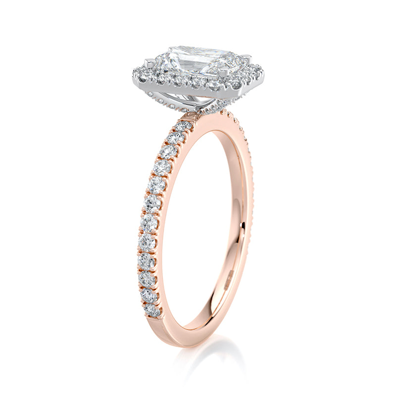 Anastasia Pavé Lab Grown Diamond Engagement Ring