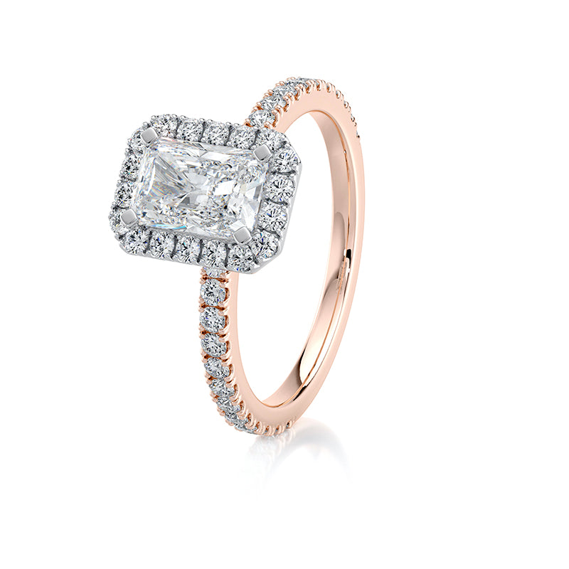 Anastasia Pavé Lab Grown Diamond Engagement Ring