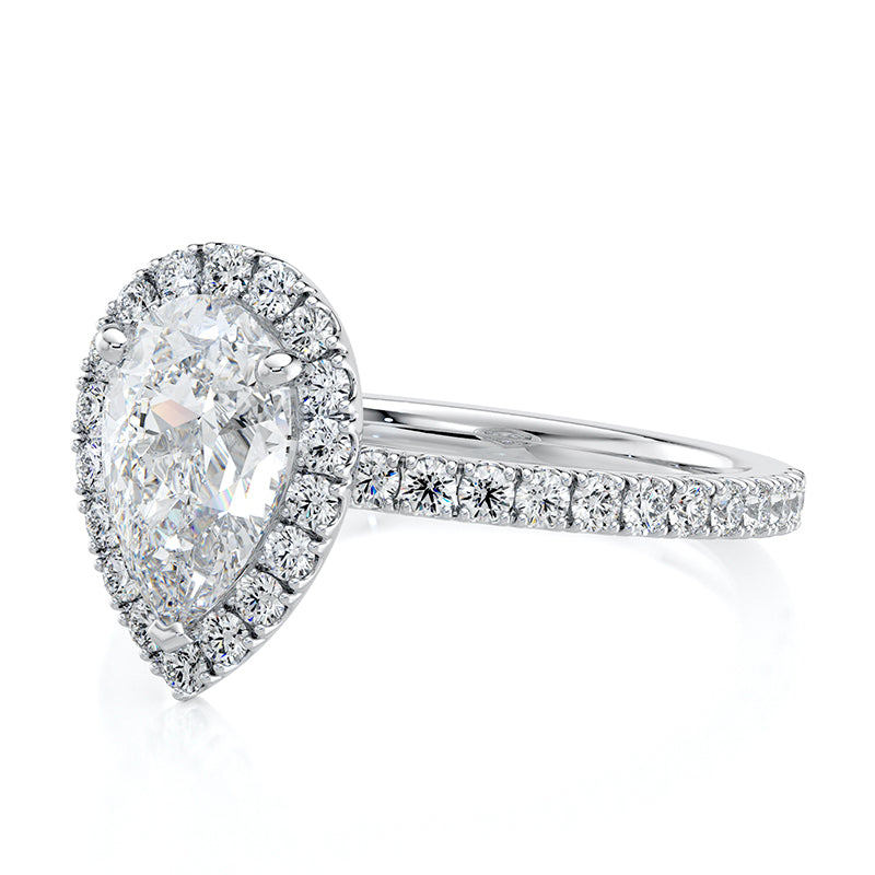 Anastasia Pavé Lab Grown Diamond Engagement Ring