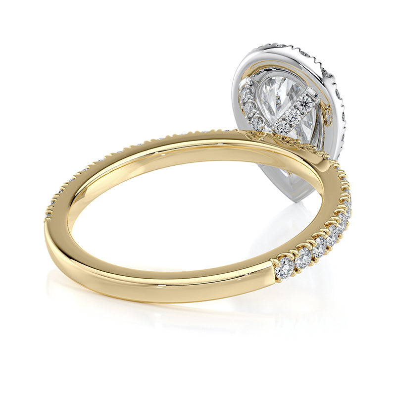 Anastasia Pavé Lab Grown Diamond Engagement Ring