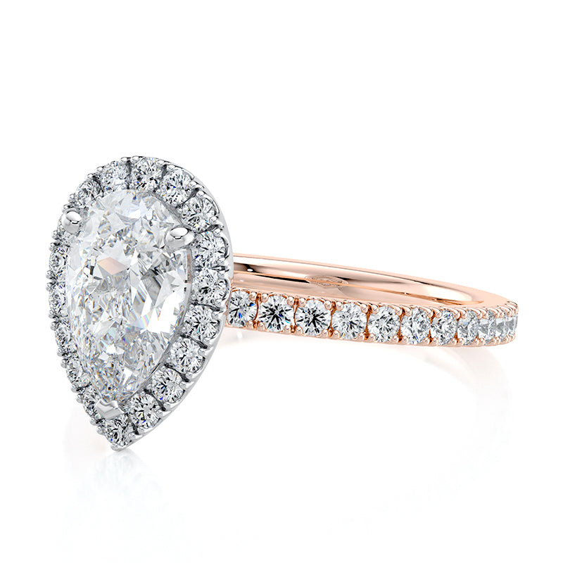 Anastasia Pavé Lab Grown Diamond Engagement Ring