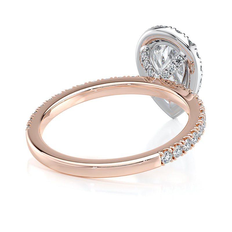 Anastasia Pavé Lab Grown Diamond Engagement Ring