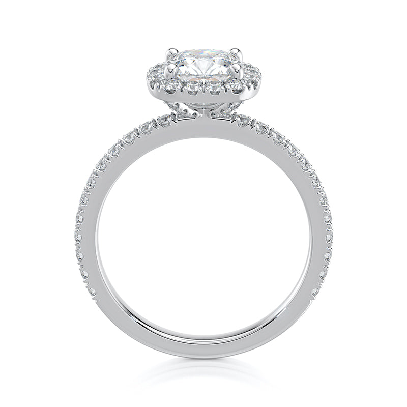 Anastasia Pavé Lab Grown Diamond Engagement Ring