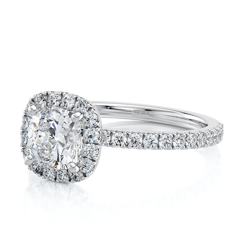 Anastasia Pavé Lab Grown Diamond Engagement Ring