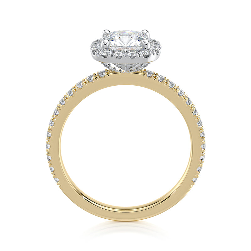 Anastasia Pavé Lab Grown Diamond Engagement Ring