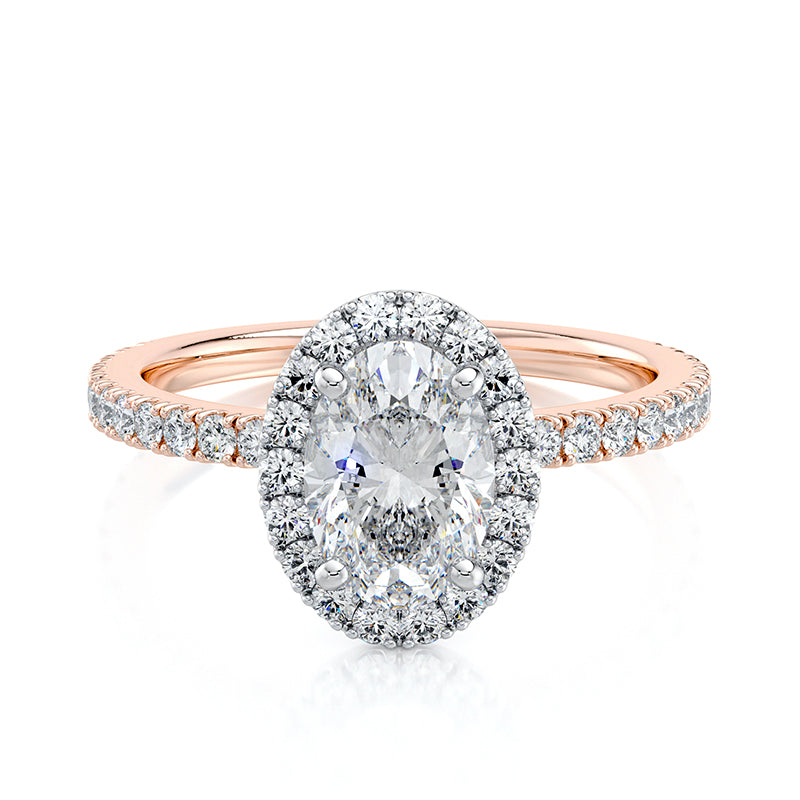Anastasia Pavé Lab Grown Diamond Engagement Ring