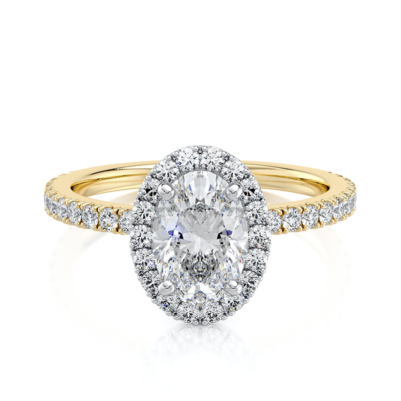 Anastasia Pavé Lab Grown Diamond Engagement Ring
