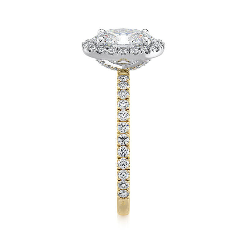 Anastasia Pavé Lab Grown Diamond Engagement Ring