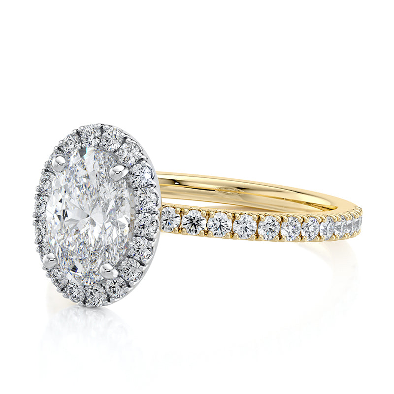 Anastasia Pavé Lab Grown Diamond Engagement Ring