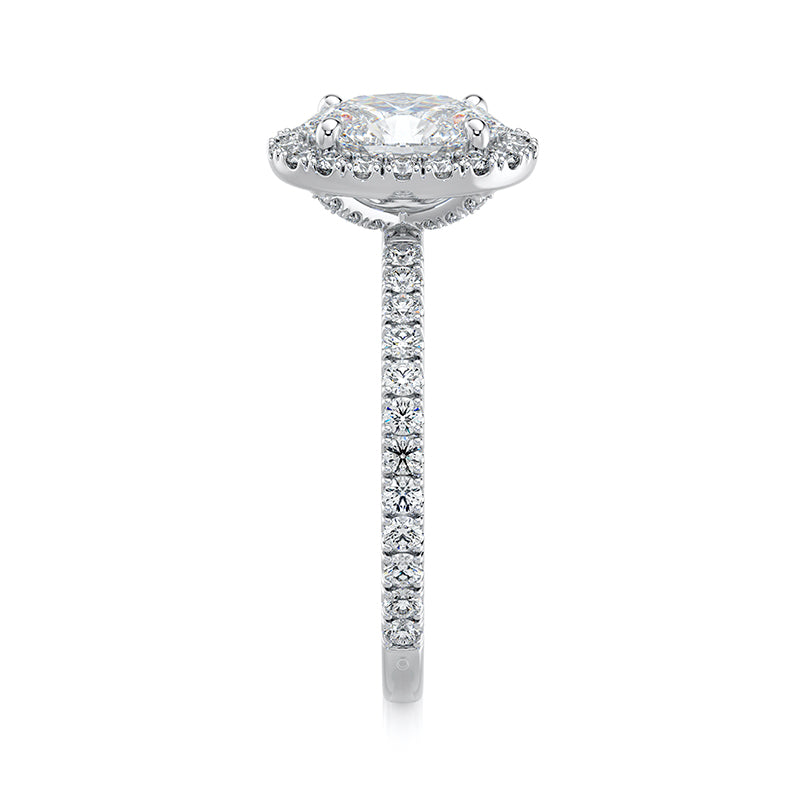 Anastasia Pavé Lab Grown Diamond Engagement Ring