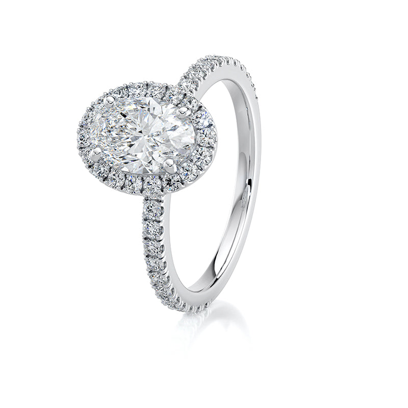Anastasia Pavé Lab Grown Diamond Engagement Ring