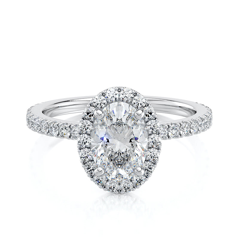 Anastasia Pavé Lab Grown Diamond Engagement Ring