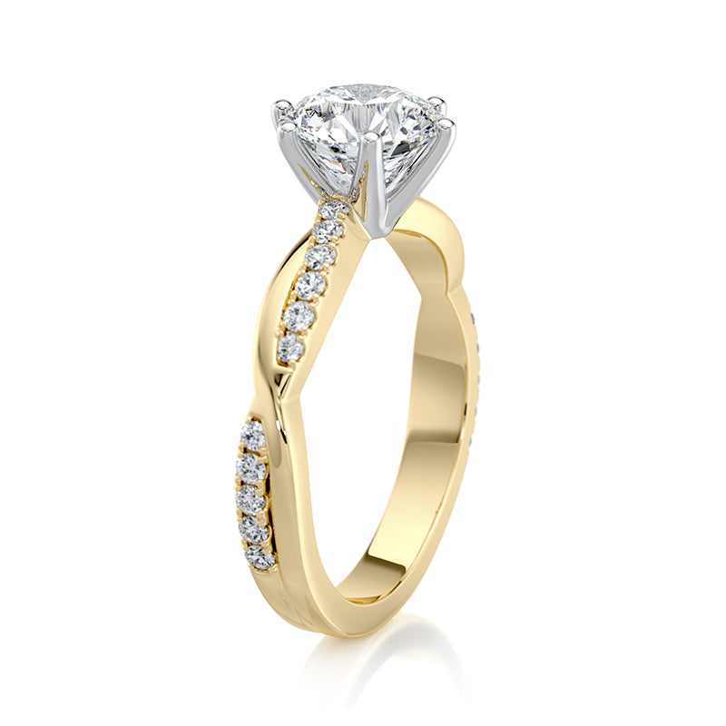 Evangeline Lab Grown Diamond Engagement Ring