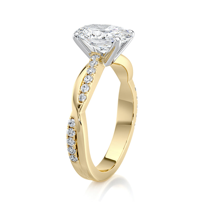 Evangeline Lab Grown Diamond Engagement Ring