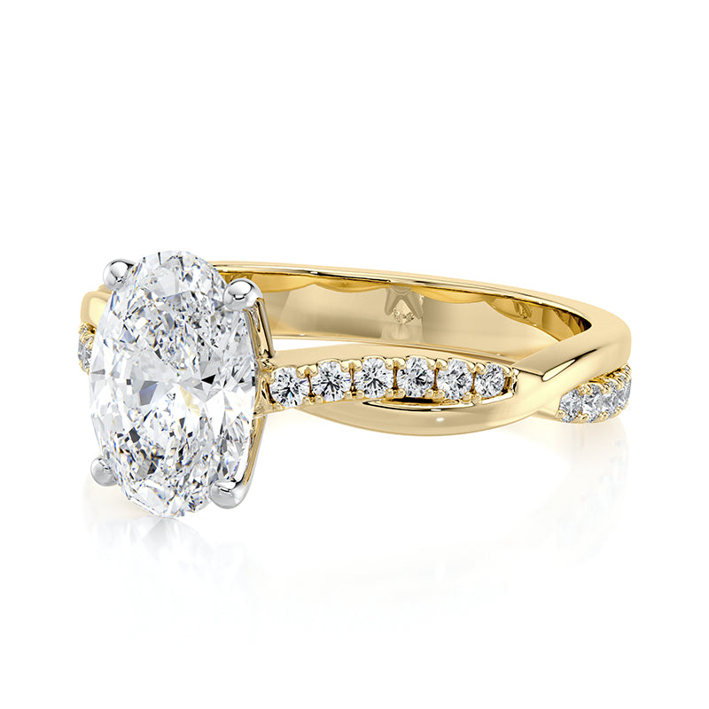 Evangeline Lab Grown Diamond Engagement Ring