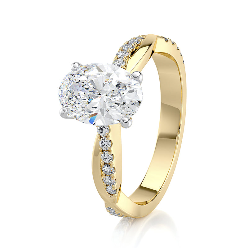 Evangeline Lab Grown Diamond Engagement Ring