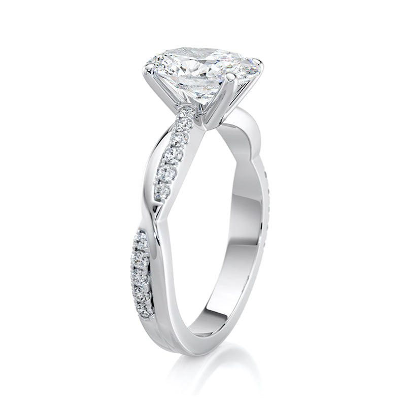 Evangeline Lab Grown Diamond Engagement Ring