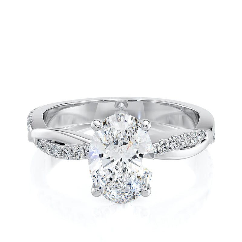 Evangeline Lab Grown Diamond Engagement Ring