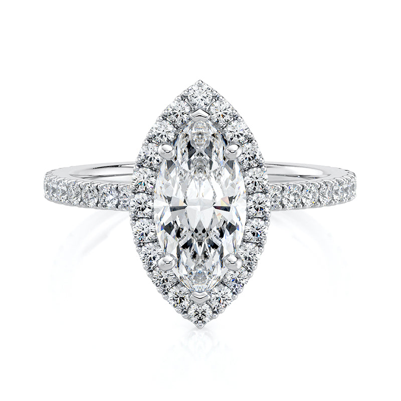 Anastasia Pavé Lab Grown Diamond Engagement Ring