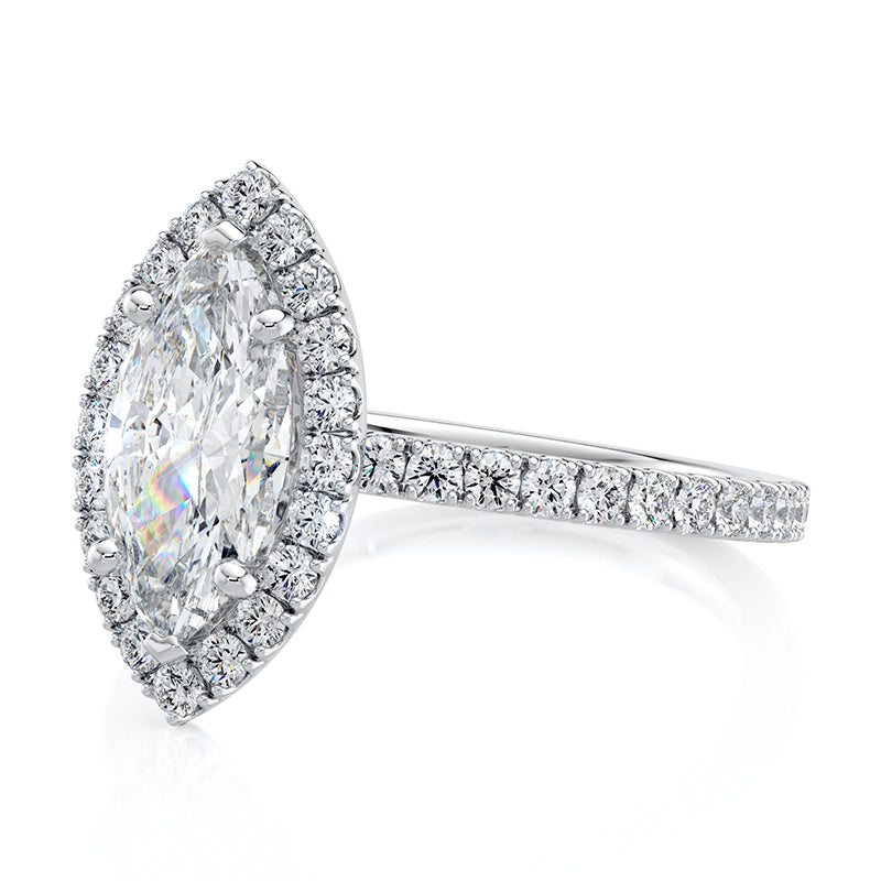 Anastasia Pavé Lab Grown Diamond Engagement Ring