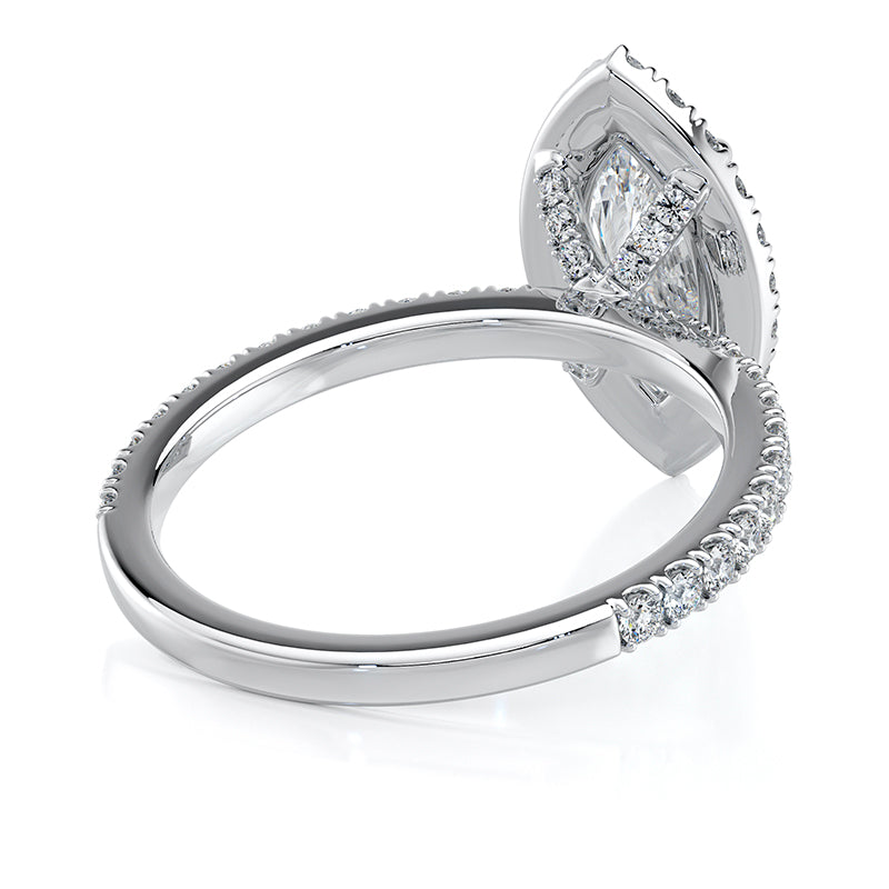 Anastasia Pavé Lab Grown Diamond Engagement Ring