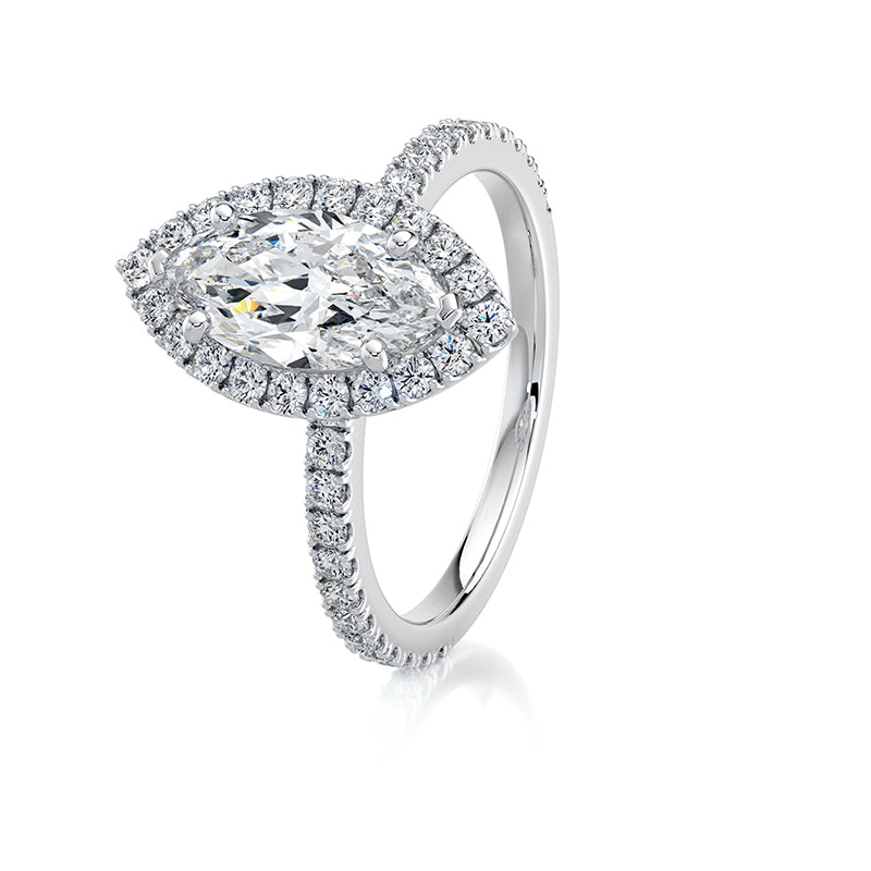 Anastasia Pavé Lab Grown Diamond Engagement Ring