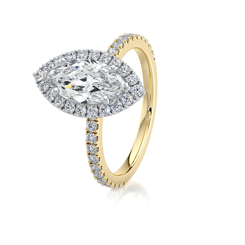 Anastasia Pavé Lab Grown Diamond Engagement Ring