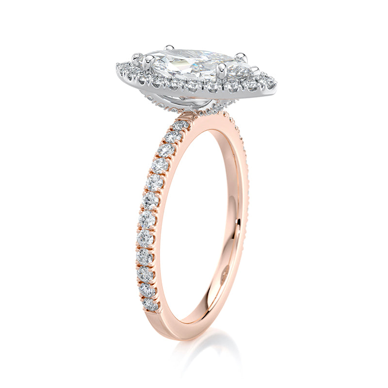 Anastasia Pavé Lab Grown Diamond Engagement Ring