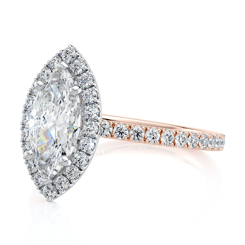 Anastasia Pavé Lab Grown Diamond Engagement Ring