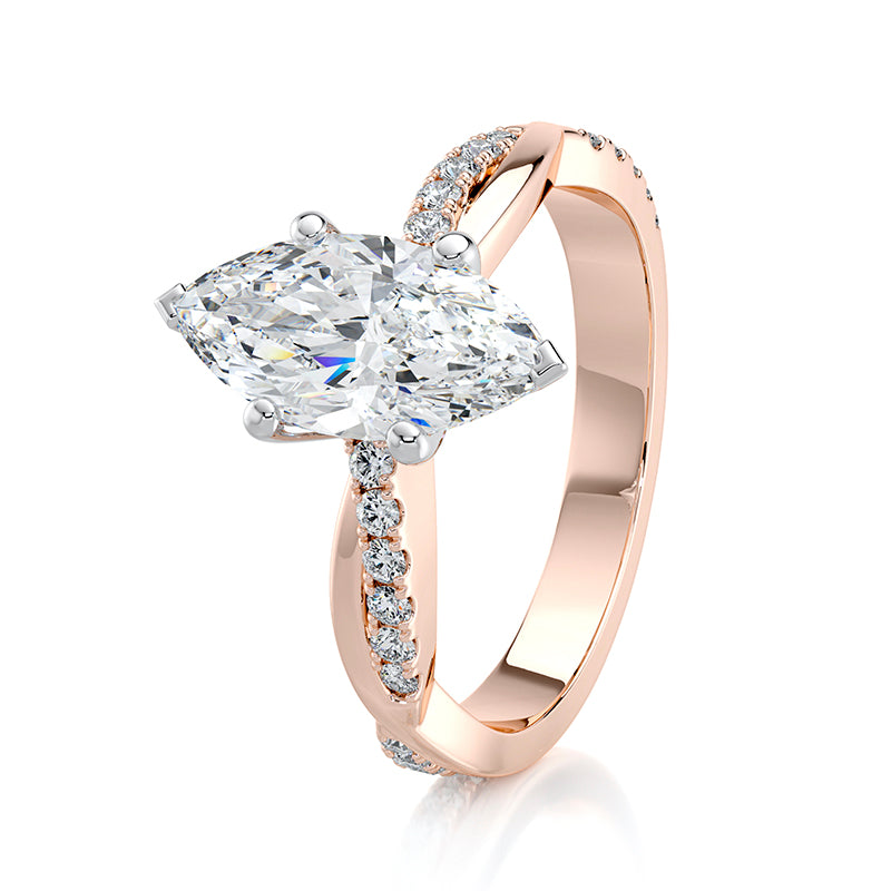 Evangeline Lab Grown Diamond Engagement Ring