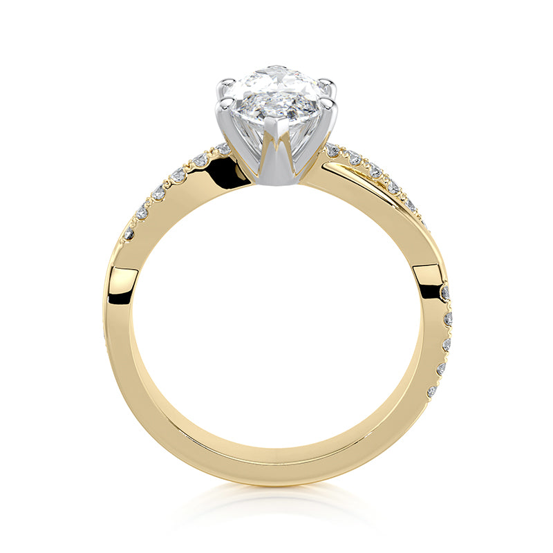 Evangeline Lab Grown Diamond Engagement Ring