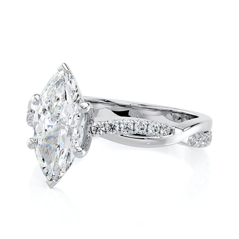 Evangeline Lab Grown Diamond Engagement Ring