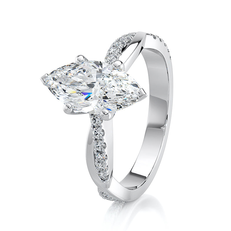 Evangeline Lab Grown Diamond Engagement Ring