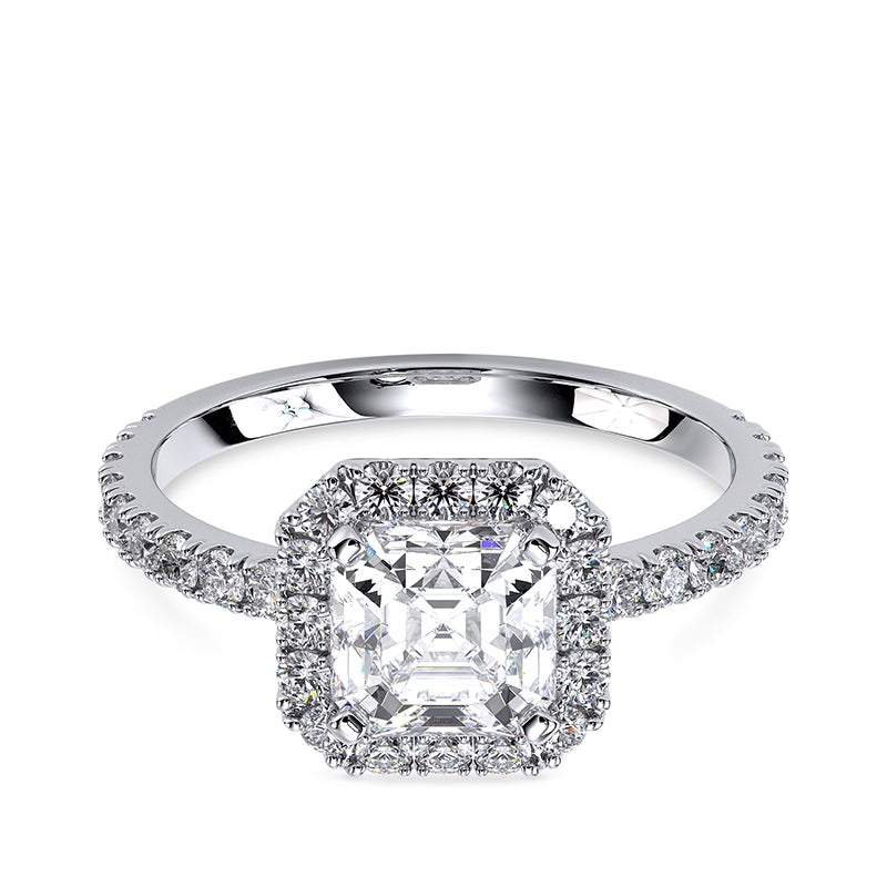 Anastasia Pavé Lab Grown Diamond Engagement Ring