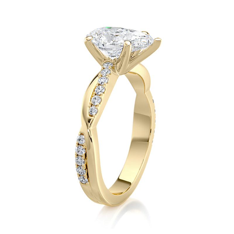 Evangeline Lab Grown Diamond Engagement Ring
